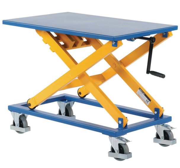 Table élévatrice simple ciseaux à manivelle - 300 kg - FIMM