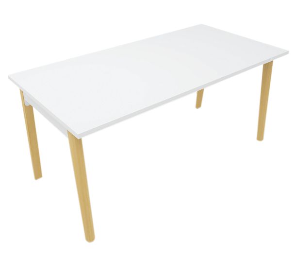 Table en pieds arche avec plateau mélaminé Robin - Eol