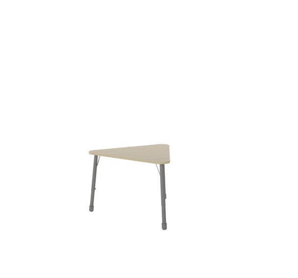 Table fixe Pétale Filos T6 plateau triangle bouleau