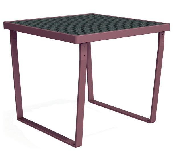 Table haute Arbane 120 cm PMR Ipra/alu - Urbemob