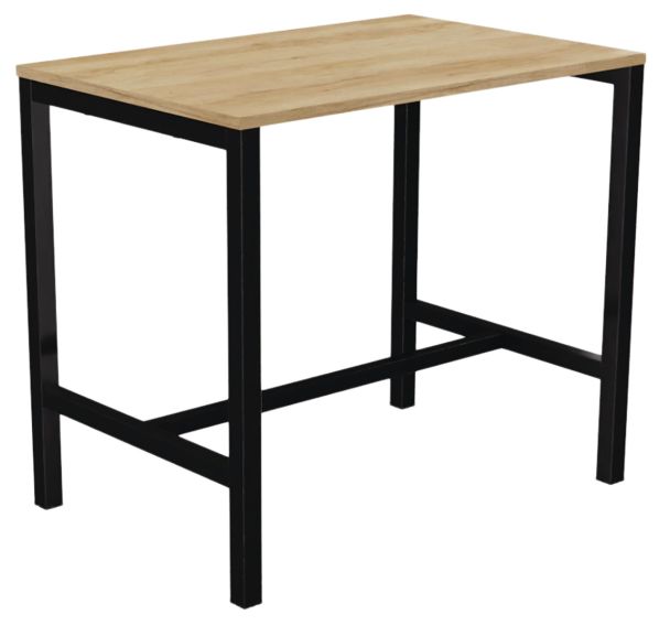 Table haute Astro 120 x 80 cm pied métal