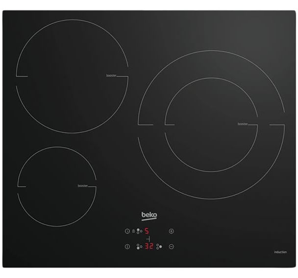 Table induction HII63402MT - Puissance de raccordement 7200 W - Beko