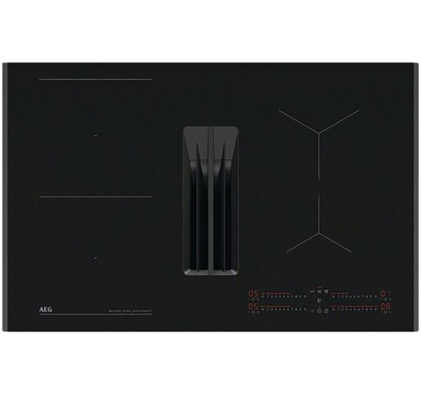 Table induction aspirante TH84CB03FZ-Puissance de raccordement 7350 W-Aeg