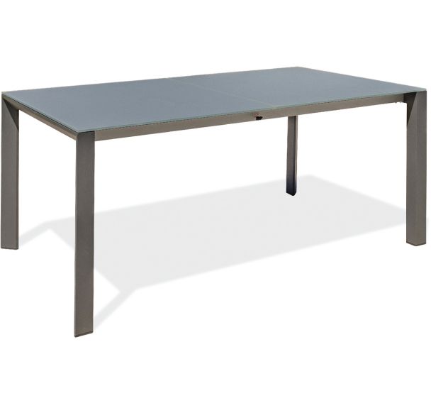 Table jardin Honfleur 250x100cm gris anthracite