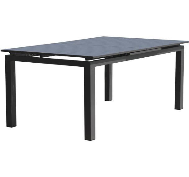 Table jardin Miami 240x100cm gris anthracite
