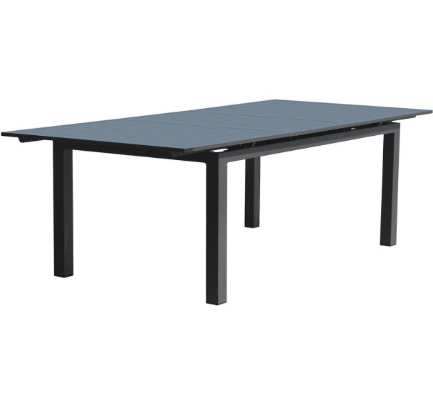 Table jardin Miami 300x100cm gris anthracite
