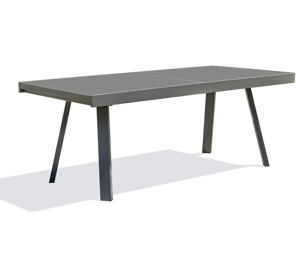 Table jardin Stockholm 300x96cm gris anthracite