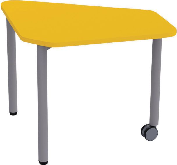 Table mobile Géométra 1/2 rectangle 60° 60x60 cm - Manutan Expert