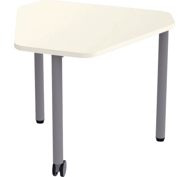 Table mobile Géométra trapèze 45° 65,5x61 cm - Manutan Expert