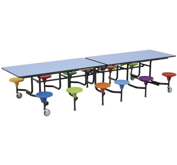 Table mobile Junior rectangulaire T3 12 assises