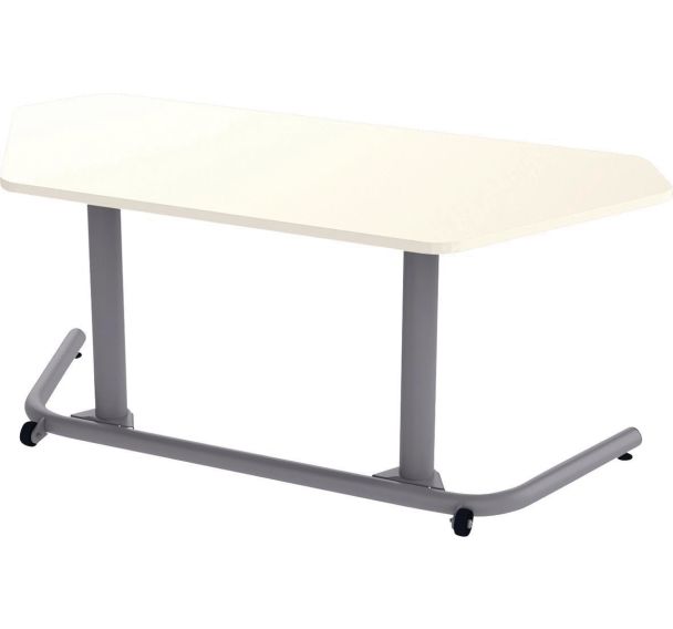 Table mobile Nomade grand trapèze 60° - Manutan Expert