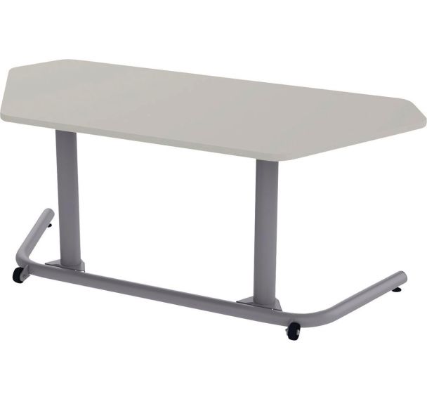 Table mobile Nomade rabattable grand trapèze 60° - Manutan Expert