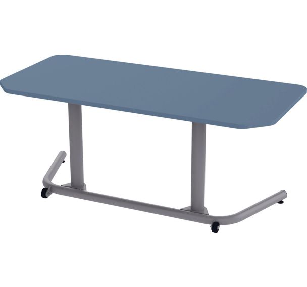 Table mobile Nomade rabattable rectangulaire 130x60cm - Manutan Expert
