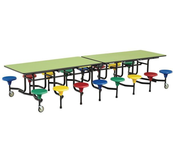 Table mobile junior rectangulaire 16 assises Taille 3 - Sico