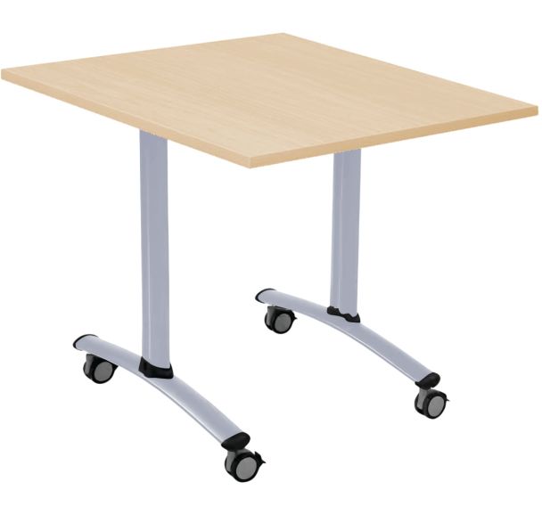 Table plateau stratifié carré Axe - Manutan Expert