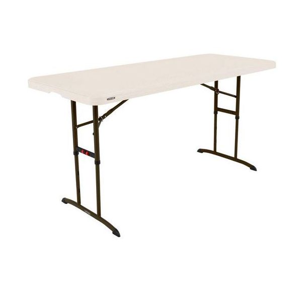 Table pliante LIFETIME 183x76 hauteur ajustable