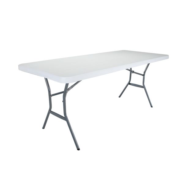 Table pliante Lifetime 183x76 cm PHD Blanc