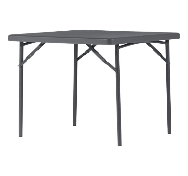 Table pliante XXL 90 - 91 x 91 cm - gris bleuté