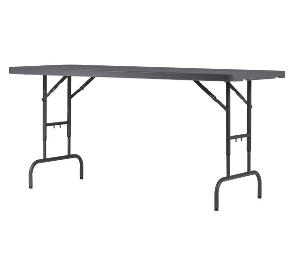 Table pliante réglable en hauteur Worktop 180 - 183 x 76 cm - gris bleuté