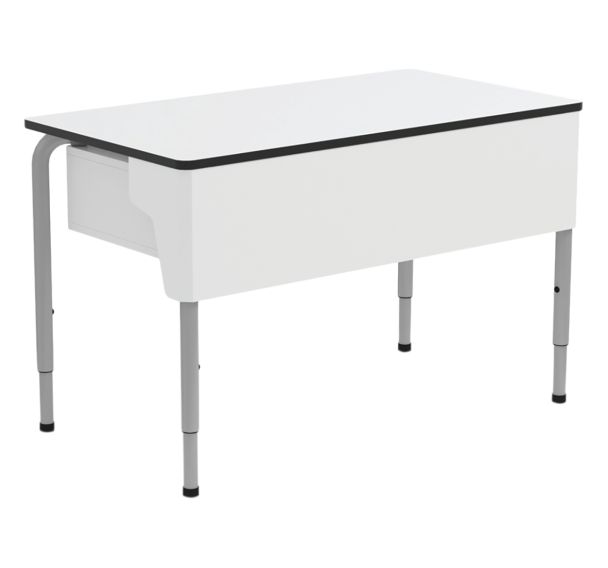 Table rectangle professeur Plus 120x65 cm blanc-Mirplay School