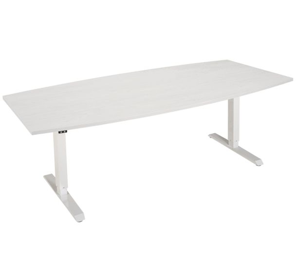 Table réglable en hauteur forme tonneau Oréa 1 moteur - Manutan Expert