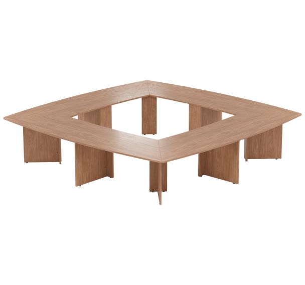 Table réunion Atem 16 personnes pieds panneaux - MBA