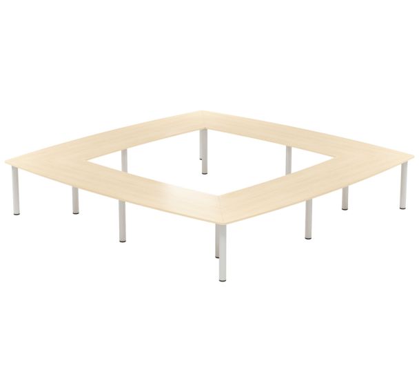 Table réunion Atem 20 personnes pieds ronds - MBA