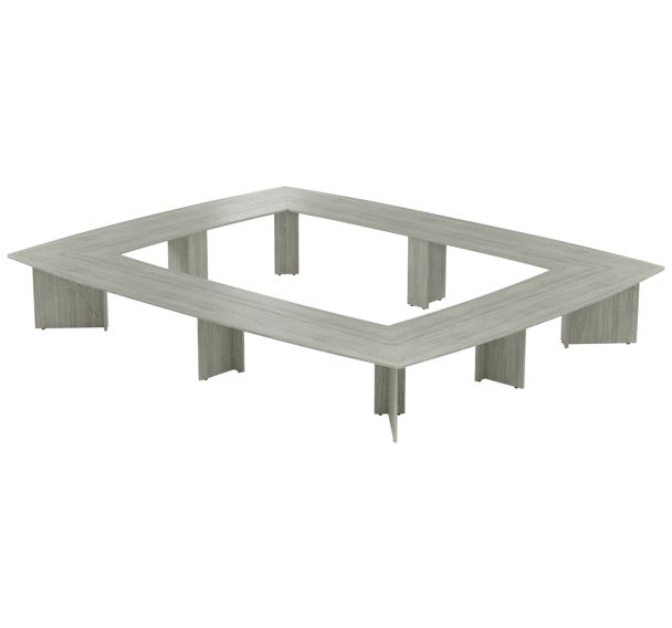 Table réunion Atem 22 personnes pieds panneaux - MBA