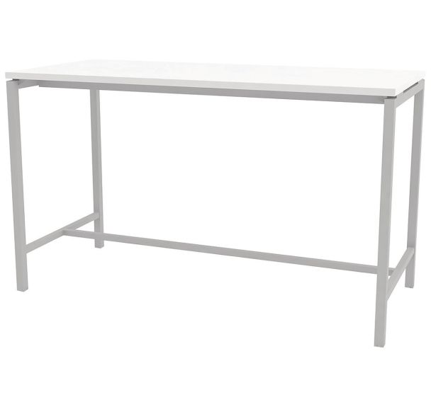 Table réunion haute Creo 180 pied alu Quadrifoglio