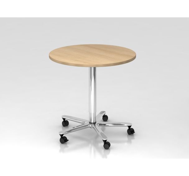 Table ronde à pied télescopique - Ø80 cm - Hammerbacher