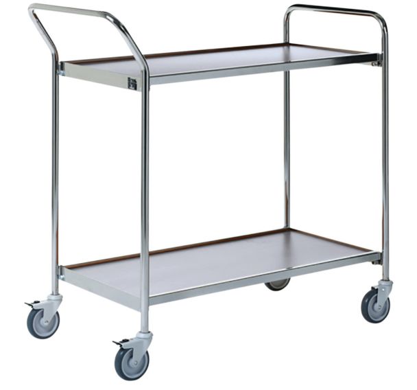 Table roulante - 2 plateaux - Capacité 150 kg