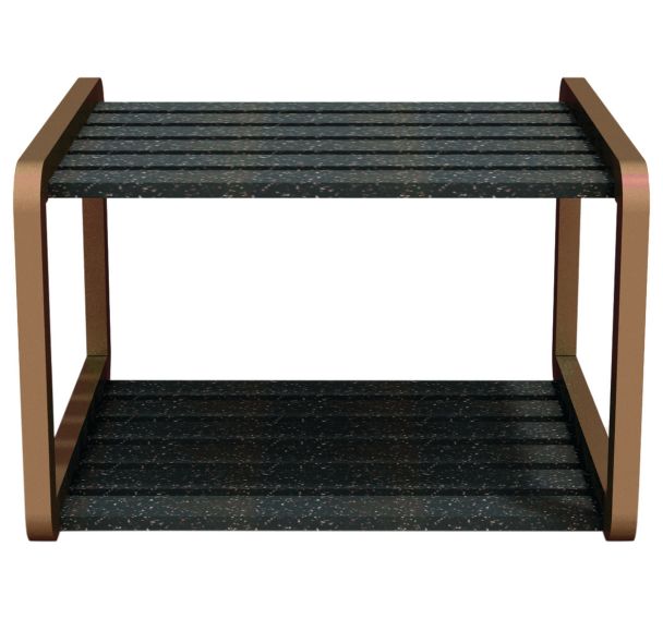 Table salon de jardin CHARDONNAY 70x70 cm Ipra/alu Urbemob