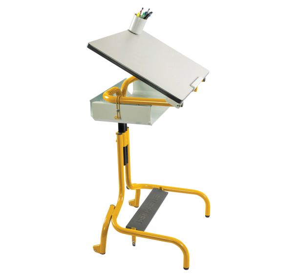 Table scolaire HERGON + avec roulettes avec casier - Hephaistos
