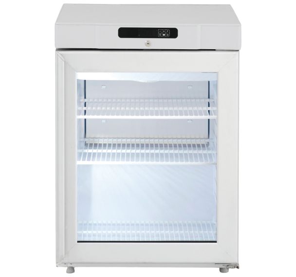 Table top positif inox vitrée 125 L-GR200GSR-Eberhardt Pro