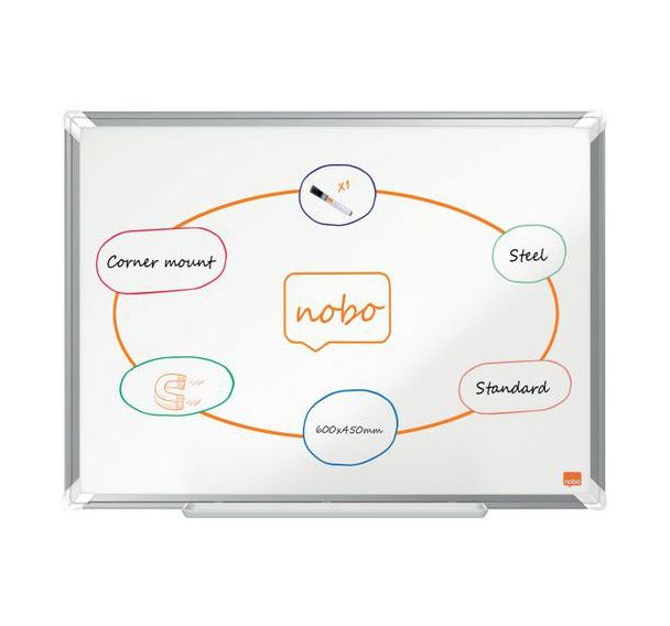 Tableau acier laqué Nano Clean - Premium Plus - Nobo
