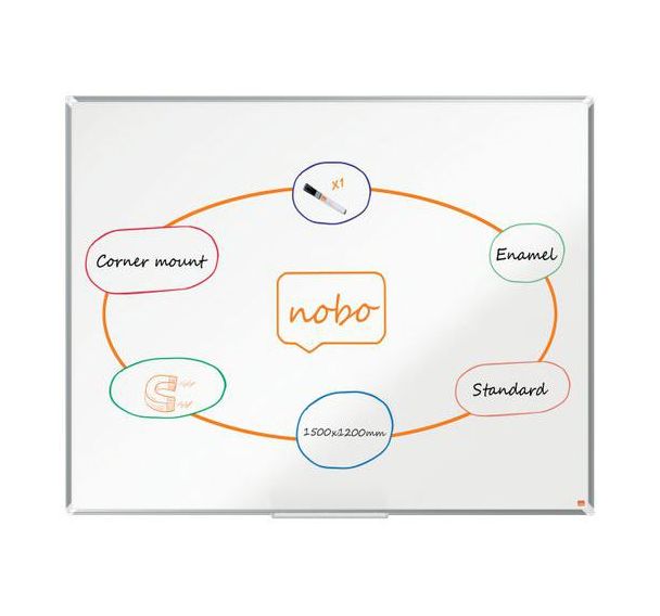 Tableau blanc émaillé Premium Plus - Nobo