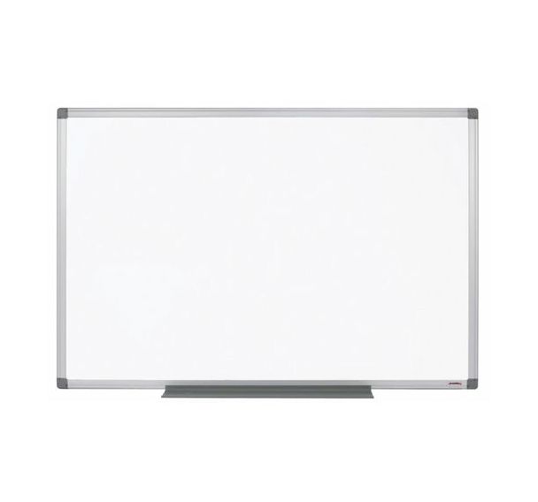 Tableau blanc en métal prélaqué magnétique et effaçable à sec.