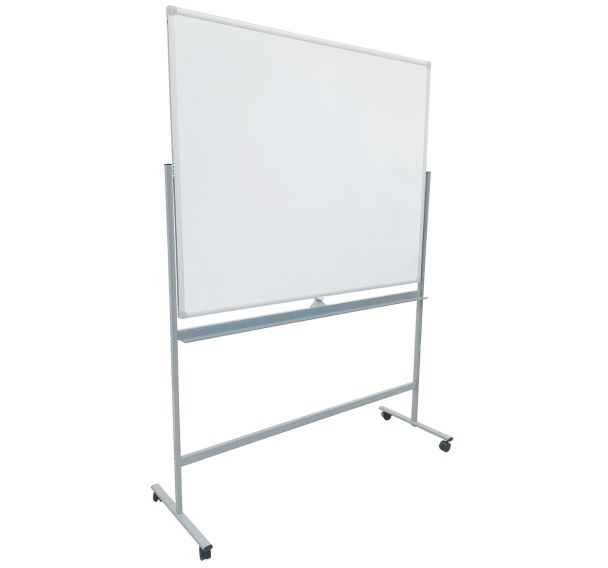 Tableau blanc magnétique laqué mobile et réversible - Manutan Expert