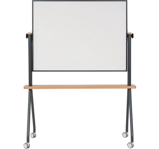 Tableau blanc magnetique mobile pivotant en céramic
