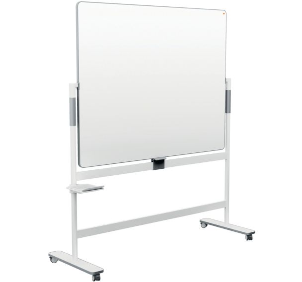 Tableau blanc mobile pivotant Move & Meet - 1500x1200mm - Nobo