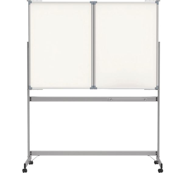 Tableau blanc tryptique mobile pro 100x150 cm