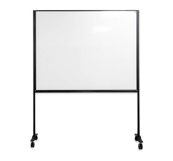 Tableau de travail mobile acier revêtu blanc - Smit Visual