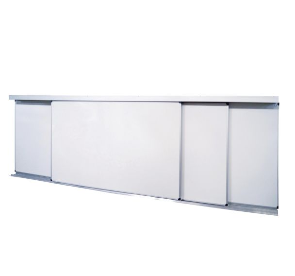 Tableau fixe combiné tableau coulissant cadre aluminium anodisé Ulmann