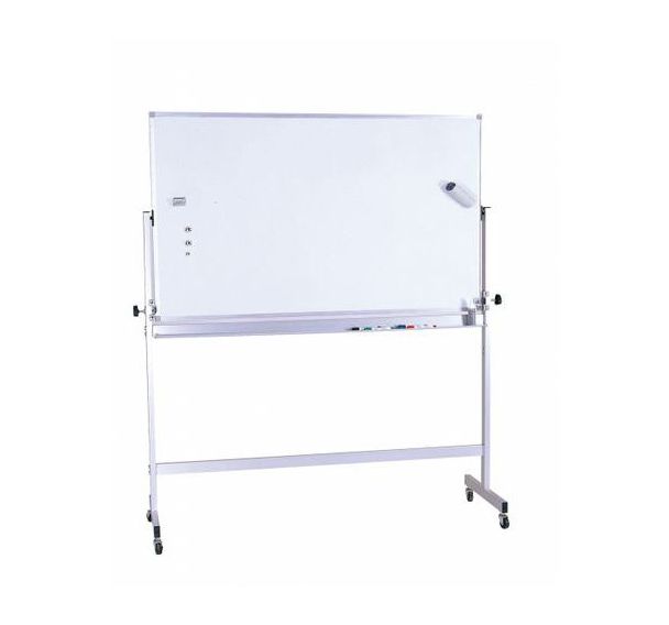 Tableau magnétique blanc double face format 90 x 120 cm