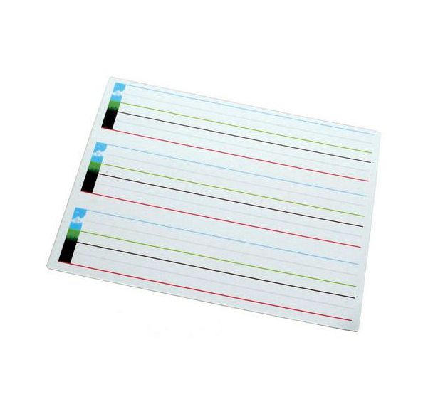 Tableau magnétique effaçable à sec 22x29cm lignage pour DYS