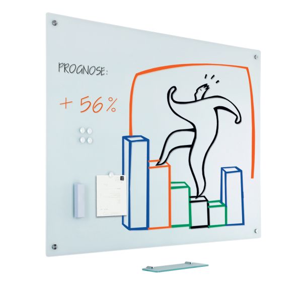 Tableau magnétique en verre Glass2write - Smit Visual
