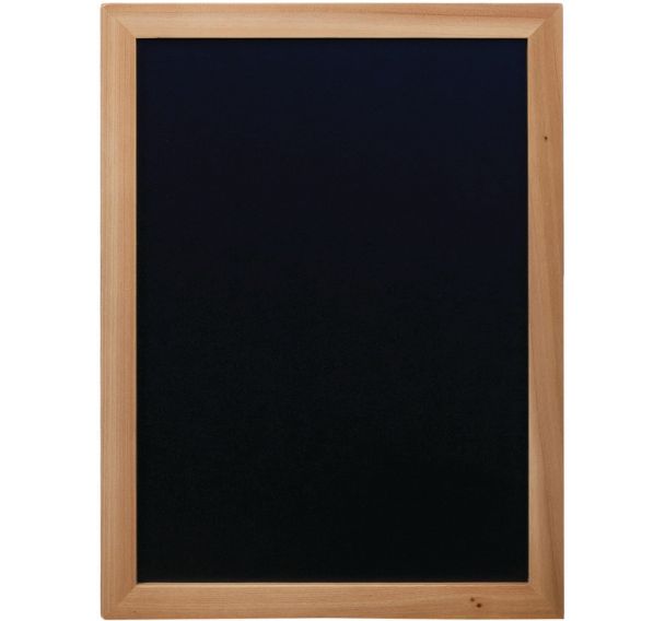 Tableau mural à craie 30X40cm teck laqué
