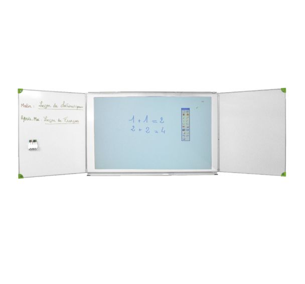 Tableau spécial vidéo-projection triptyque, 1,2 x 2 m