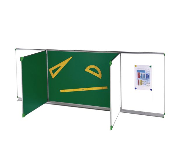 Tableau triptyque cadre aluminium anodisé Ulmann