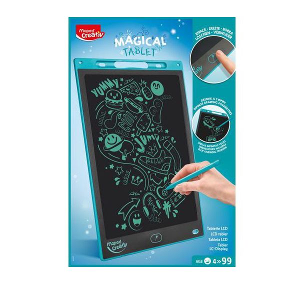 Tablette-ardoise effaçable à sec Magic Board grand format